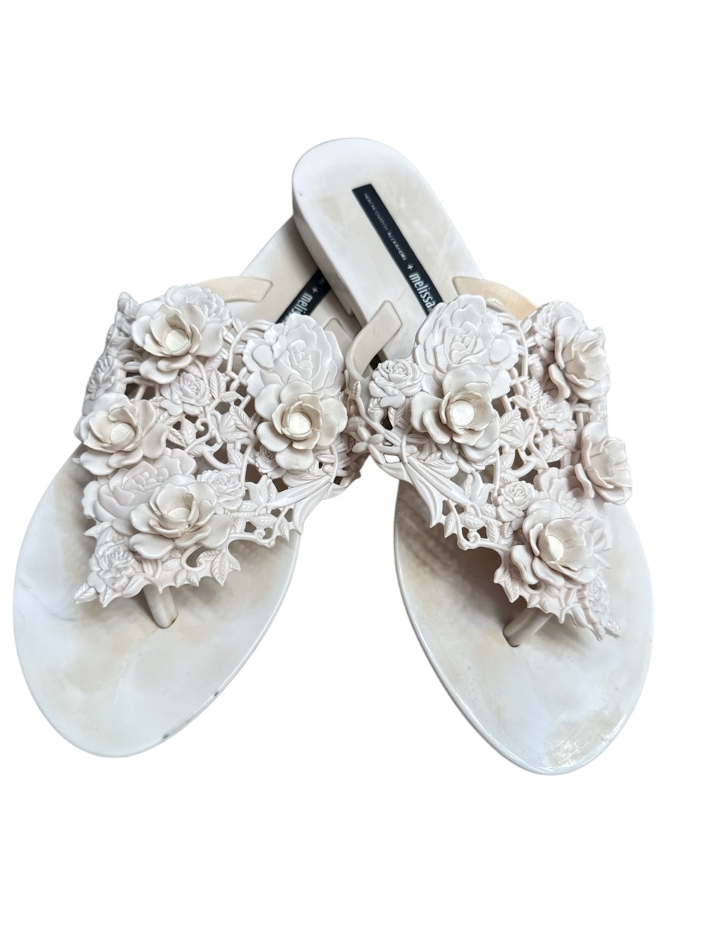 MELLISA X ALEXANDRE  HERCHCOVITCH THONG SANDALS Sz.8